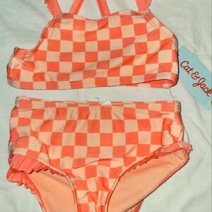 NWT Toddler Girl's Two Piece Bathing Suit